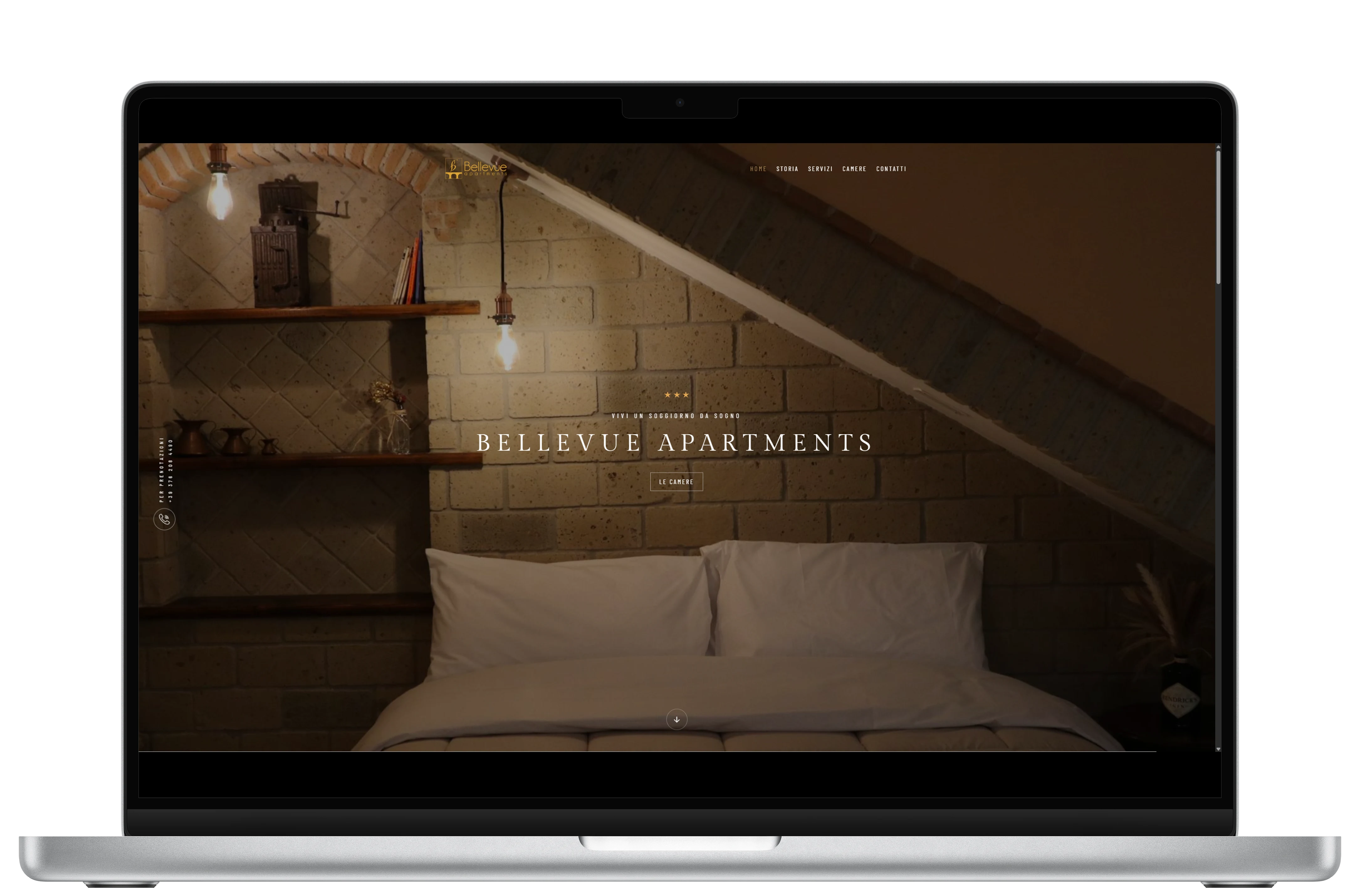 Bellevue Apartments affiché sur ordinateur